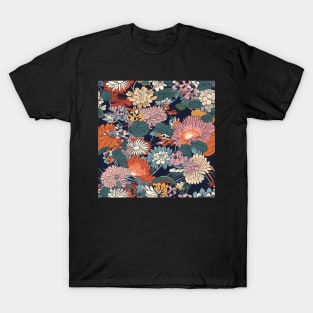 Colorful flower mix pattern T-Shirt